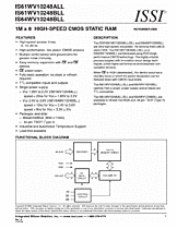 DataSheet IS61WV10248ALL pdf